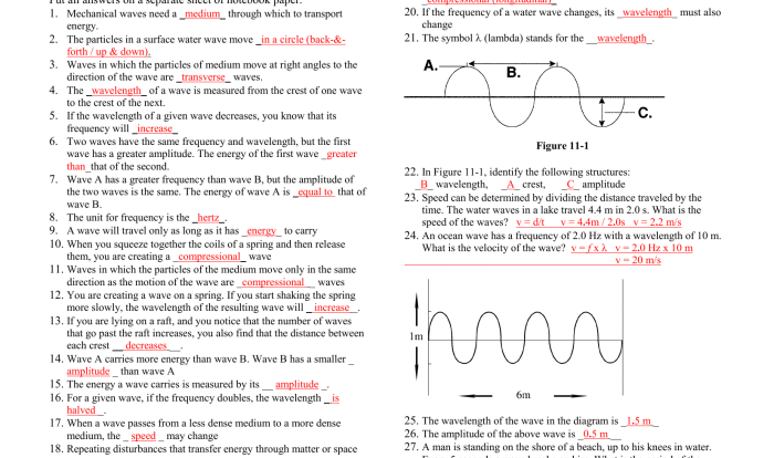 Matter unit study guide 2 answer key