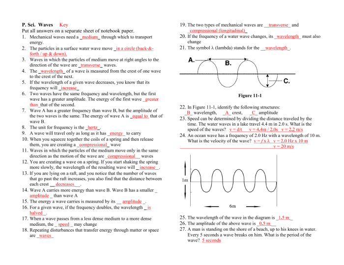 Matter unit study guide 2 answer key