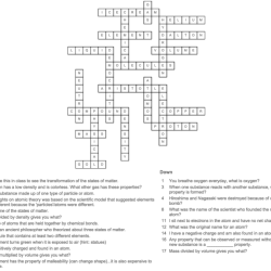 Nuclear chemistry crossword puzzle answer key